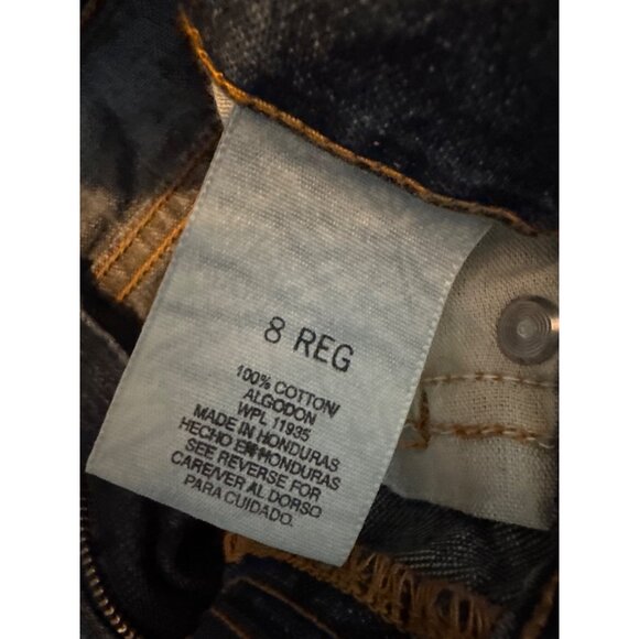 Arizona VTG 90's Y2K Womens / JR Denim Maxi Split Hem Skirt 8 Reg ( Small) 100% - Picture 5 of 11